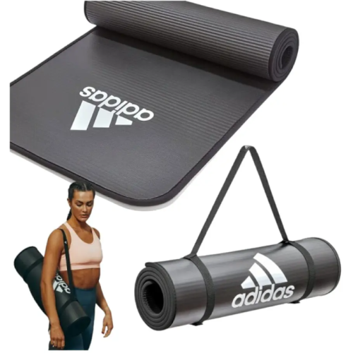 Мат для фитнеса  Adidas ADMT-12235GR Black - фото №2